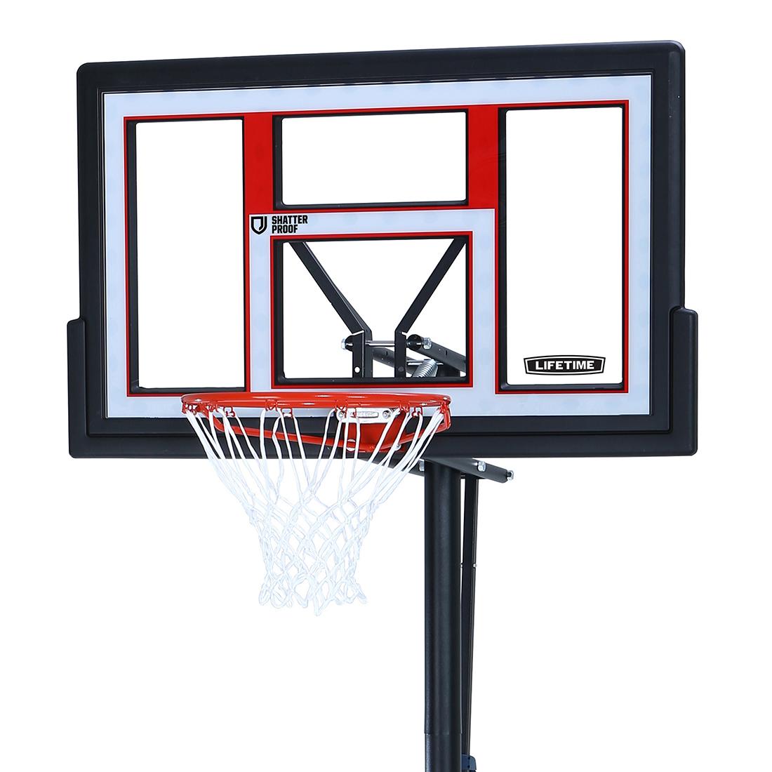 Lifetime 50" Adjustable Portable Basketball Hoop System - Citywide Shop