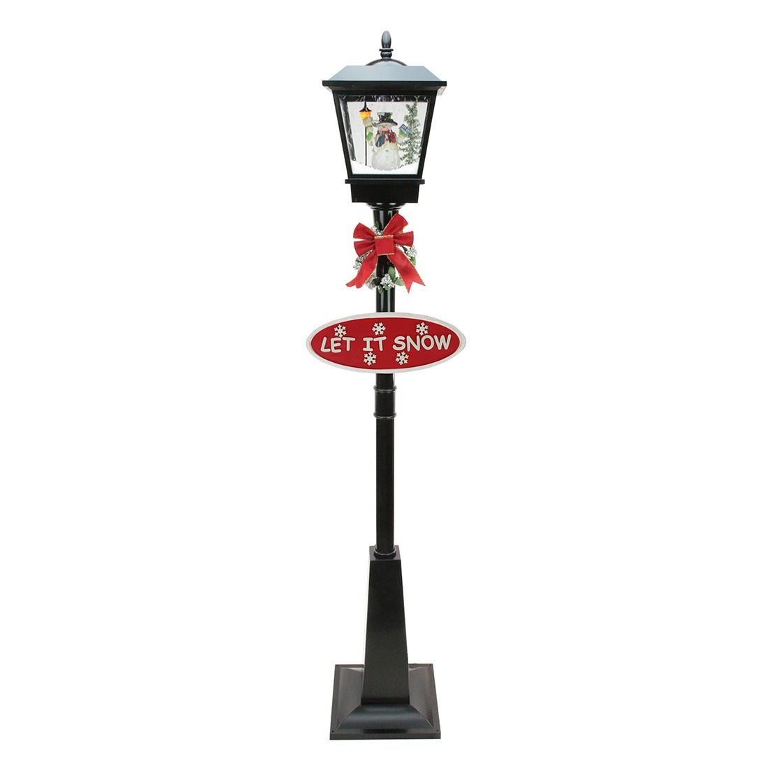 Northlight 70.75″ Lighted Musical Vertical Snowing Christmas Street Lamp – Citywide Shop