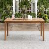 Cliff Acacia Wood Dining Table – Brown2