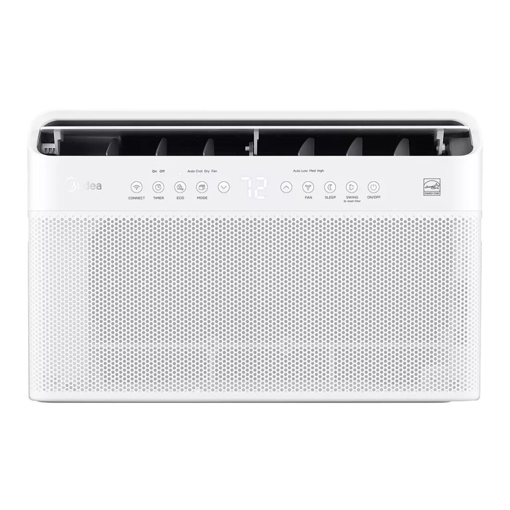 Midea 12,000BTU Energy Star UShaped Window Air Conditioner White