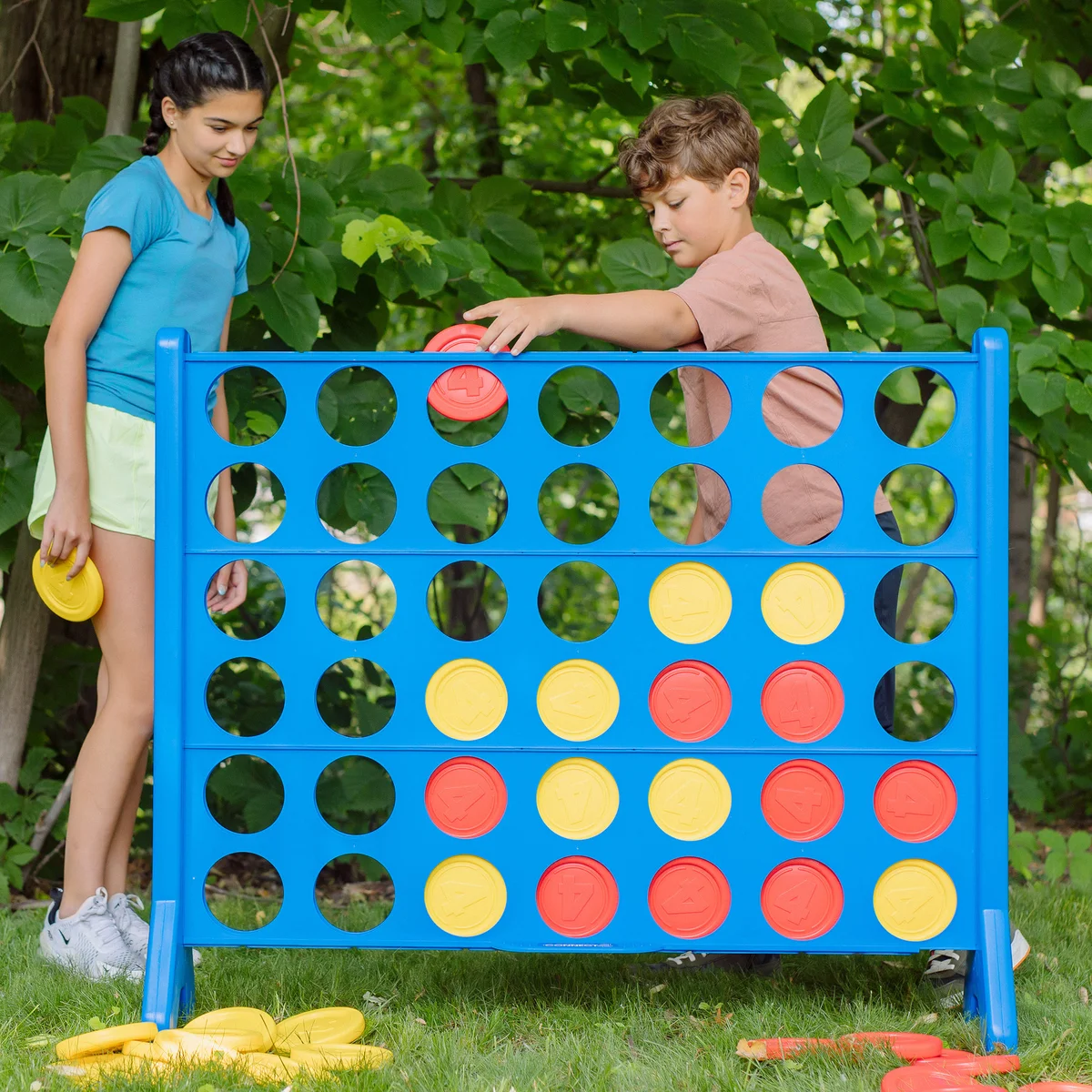 Giant Connect 4 Game Oversized Fun Hasbro