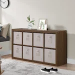 O'nin Room Divider with 8 Storage Bins