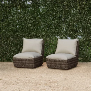 SunVilla Swann Modular Outdoor Patio Chair, 2-pack