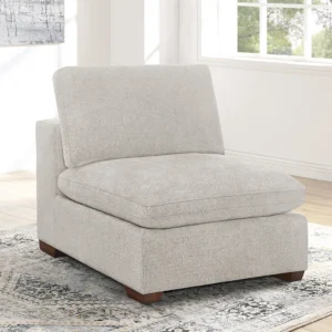 Thomasville Lowell Armless Chair | Light Gray Modular Seat