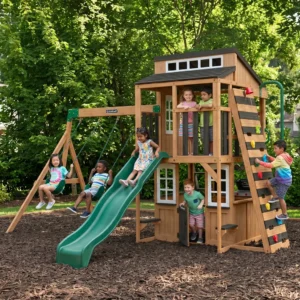 KidKraft Woodhaven Overlook Swing Set | DIY Playset