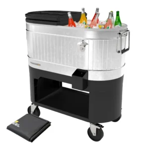 Permasteel 120-Quart Rolling Cooler with Cover